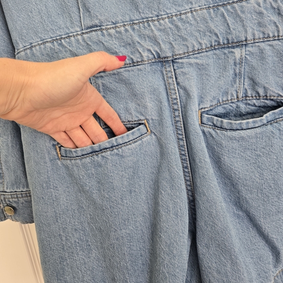 Universal Thread Light Blue Denim Jumpsuit - Picture 8 of 12